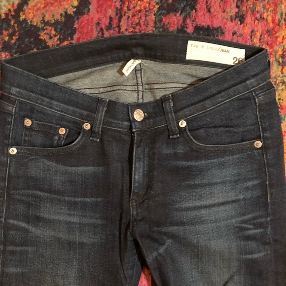 rag & bone/jean zipper capri jeans - Picture 3 of 4